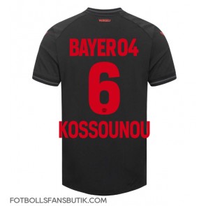 Bayer Leverkusen Odilon Kossounou #6 Replika Hemmatröja 2023-24 Kortärmad